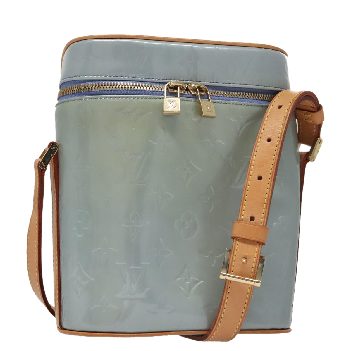 LOUIS VUITTON Monogram Vernis Sullivan Vertical Bag Lavande M91258 107151