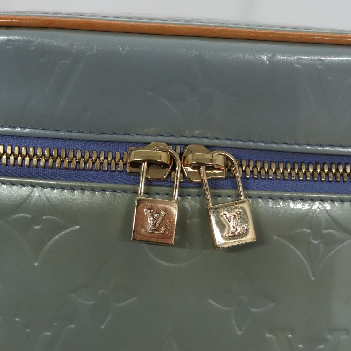 LOUIS VUITTON Monogram Vernis Sullivan Vertical Bag Lavande M91258 107151