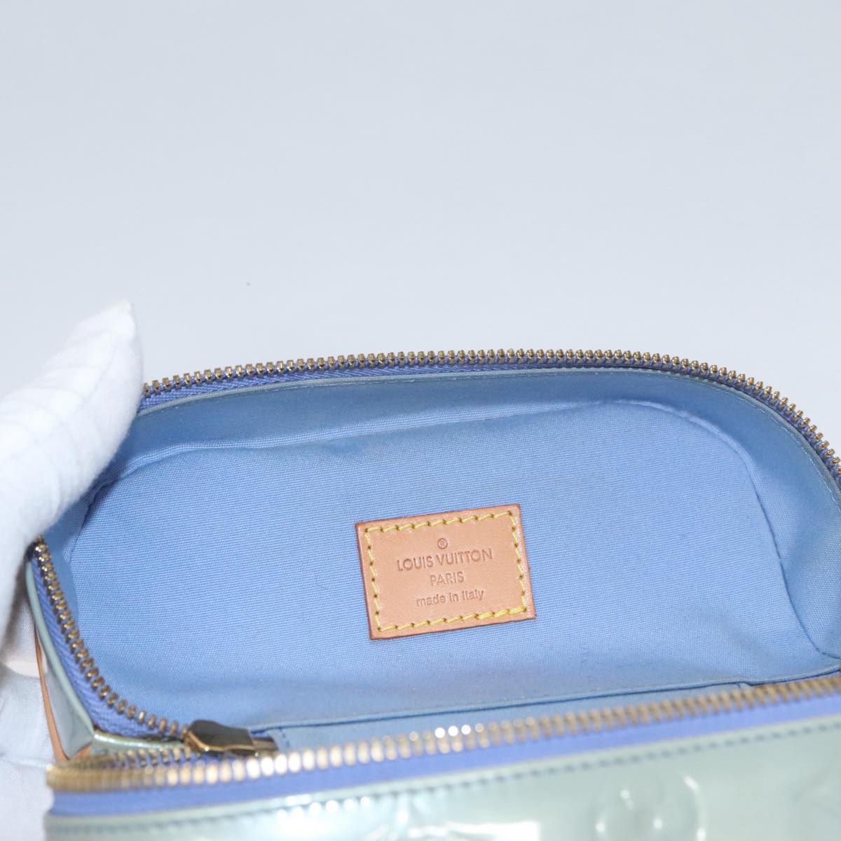 LOUIS VUITTON Monogram Vernis Sullivan Vertical Bag Lavande M91258 107151