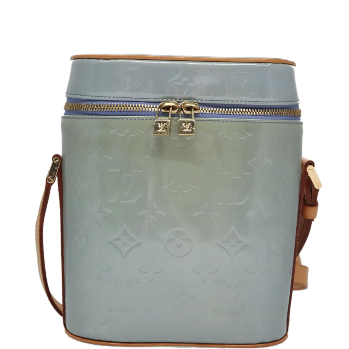 LOUIS VUITTON Monogram Vernis Sullivan Vertical Bag Lavande M91258 107151