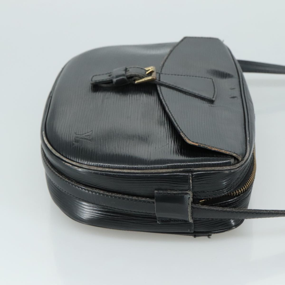 LOUIS VUITTON Epi Jeune Fille MM Shoulder Bag Black M52152 LV 107155