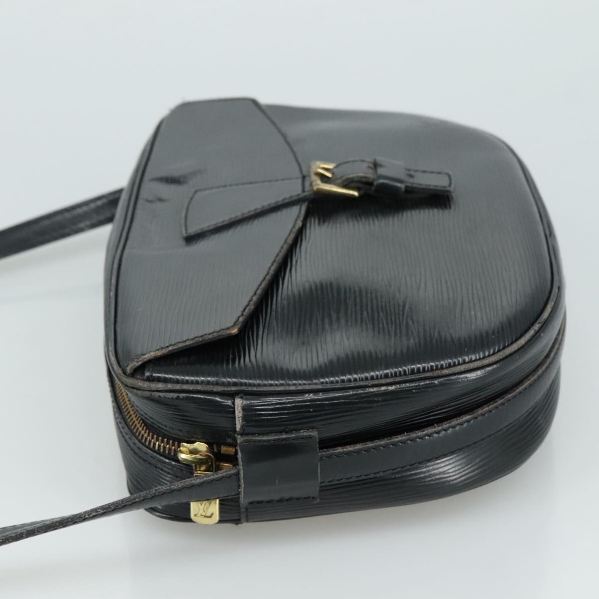 LOUIS VUITTON Epi Jeune Fille MM Shoulder Bag Black M52152 LV 107155