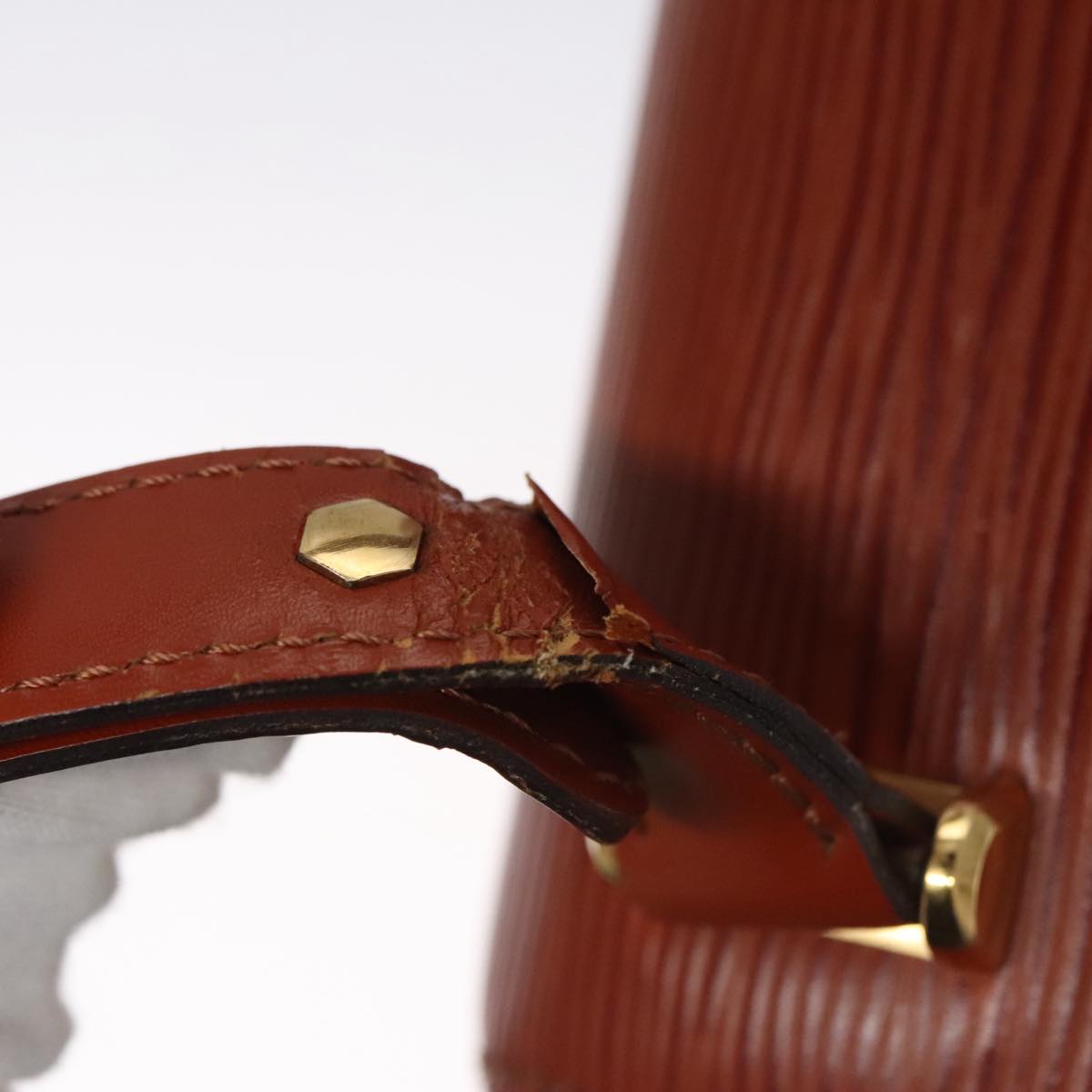LOUIS VUITTON Epi Tilsitt Shoulder Bag Brown M52483 LV 107156
