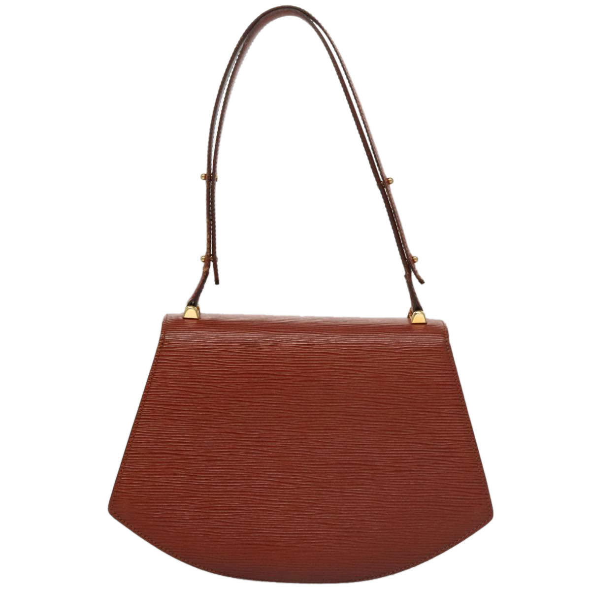 LOUIS VUITTON Epi Tilsitt Shoulder Bag Brown M52483 LV 107156