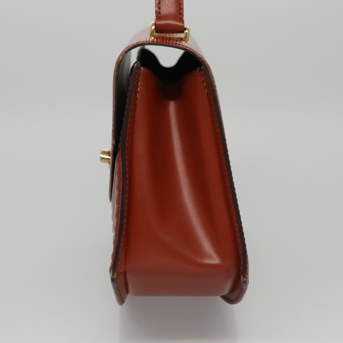 LOUIS VUITTON Epi Tilsitt Shoulder Bag Brown M52483 LV 107156