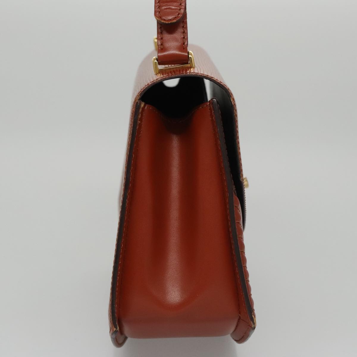 LOUIS VUITTON Epi Tilsitt Shoulder Bag Brown M52483 LV 107156