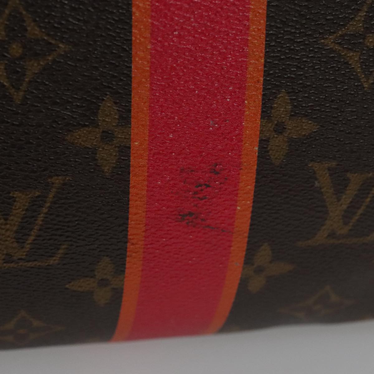 LOUIS VUITTON Monogram My LV Heritage Speedy 30 Hand Bag Pink Orange 107164
