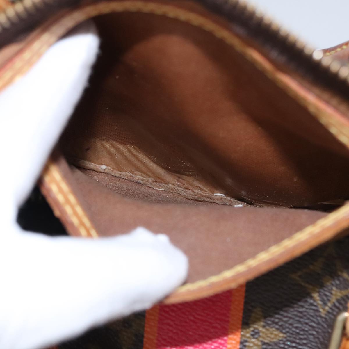 LOUIS VUITTON Monogram My LV Heritage Speedy 30 Hand Bag Pink Orange 107164