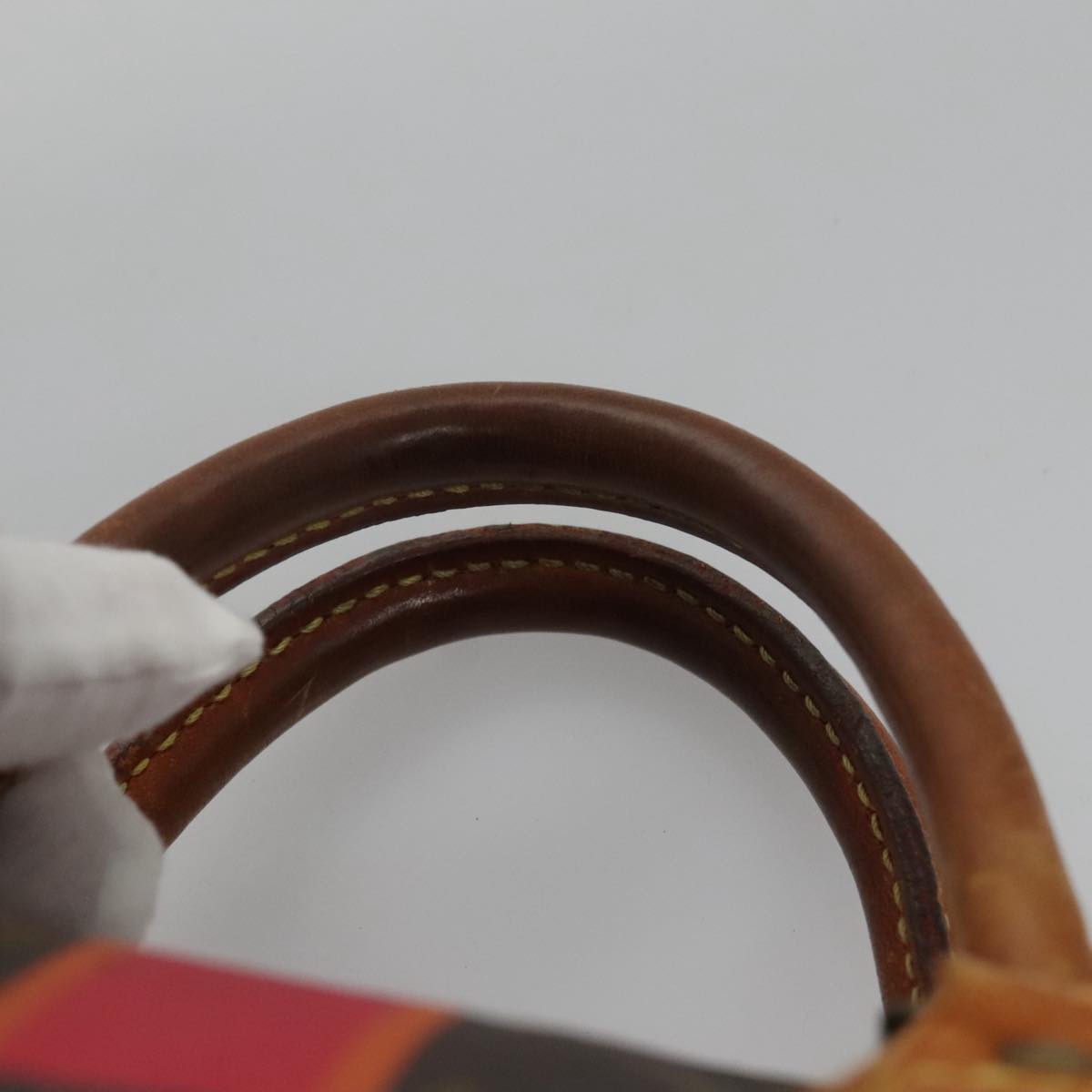 LOUIS VUITTON Monogram My LV Heritage Speedy 30 Hand Bag Pink Orange 107164