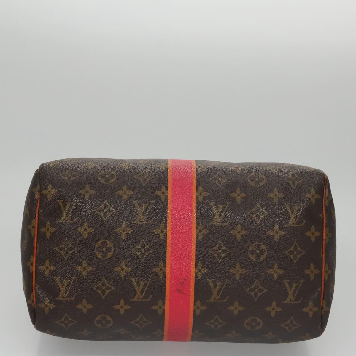 LOUIS VUITTON Monogram My LV Heritage Speedy 30 Hand Bag Pink Orange 107164