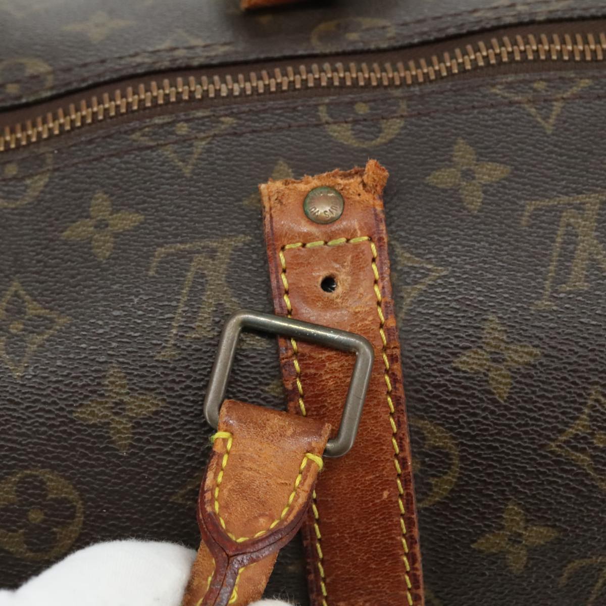 LOUIS VUITTON Monogram Keepall 50 Boston Bag M41426 LV 107166
