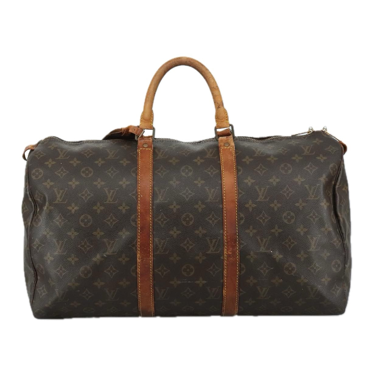 LOUIS VUITTON Monogram Keepall 50 Boston Bag M41426 LV 107166