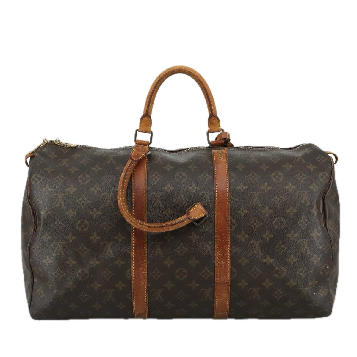 LOUIS VUITTON Monogram Keepall 50 Boston Bag M41426 LV 107166