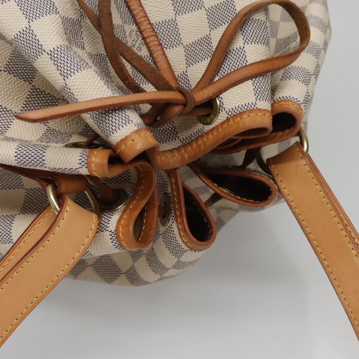 LOUIS VUITTON Damier Azur Noe Shoulder Bag N42222 LV 107183