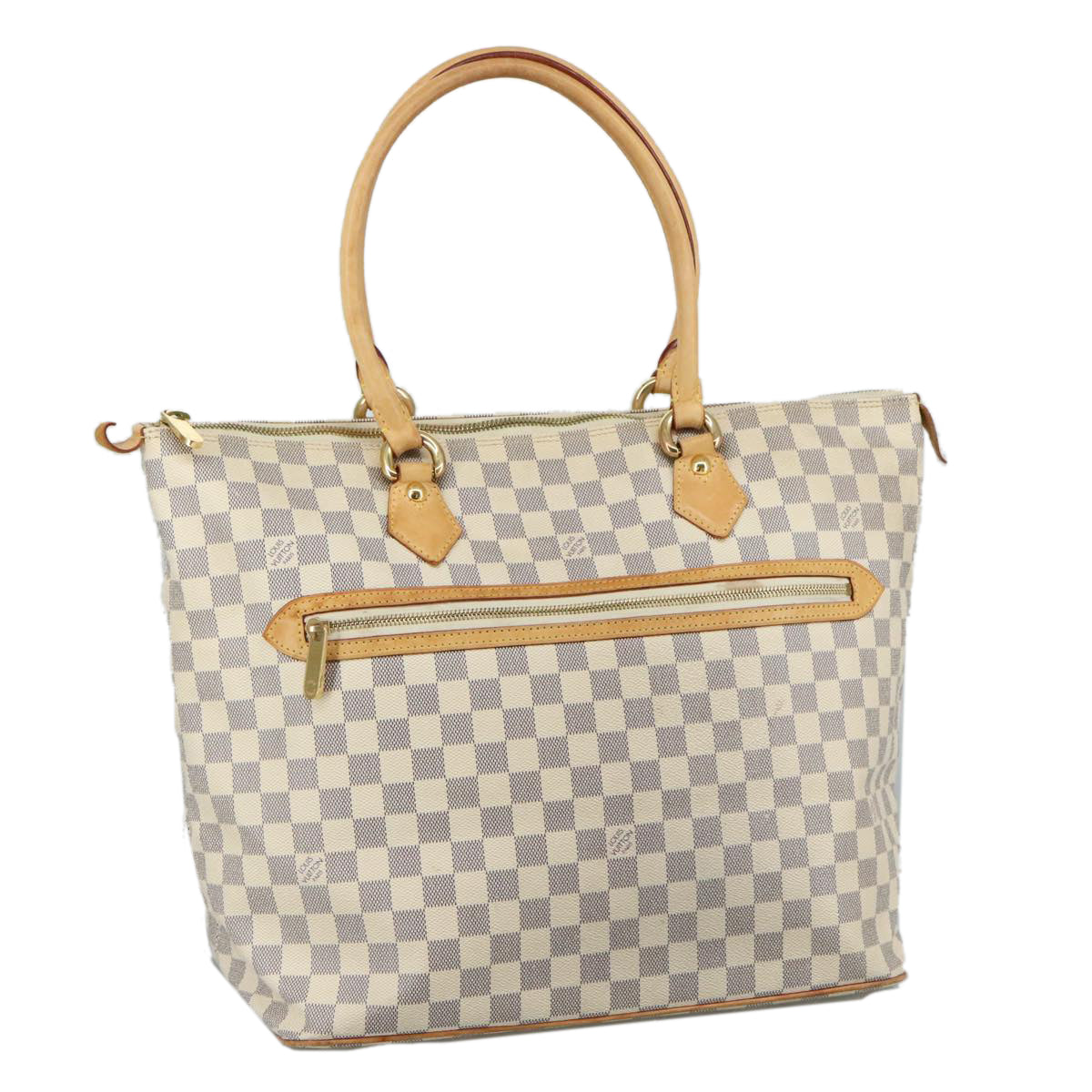 LOUIS VUITTON Damier Azur Saleya GM Tote Bag N51184 LV 107184