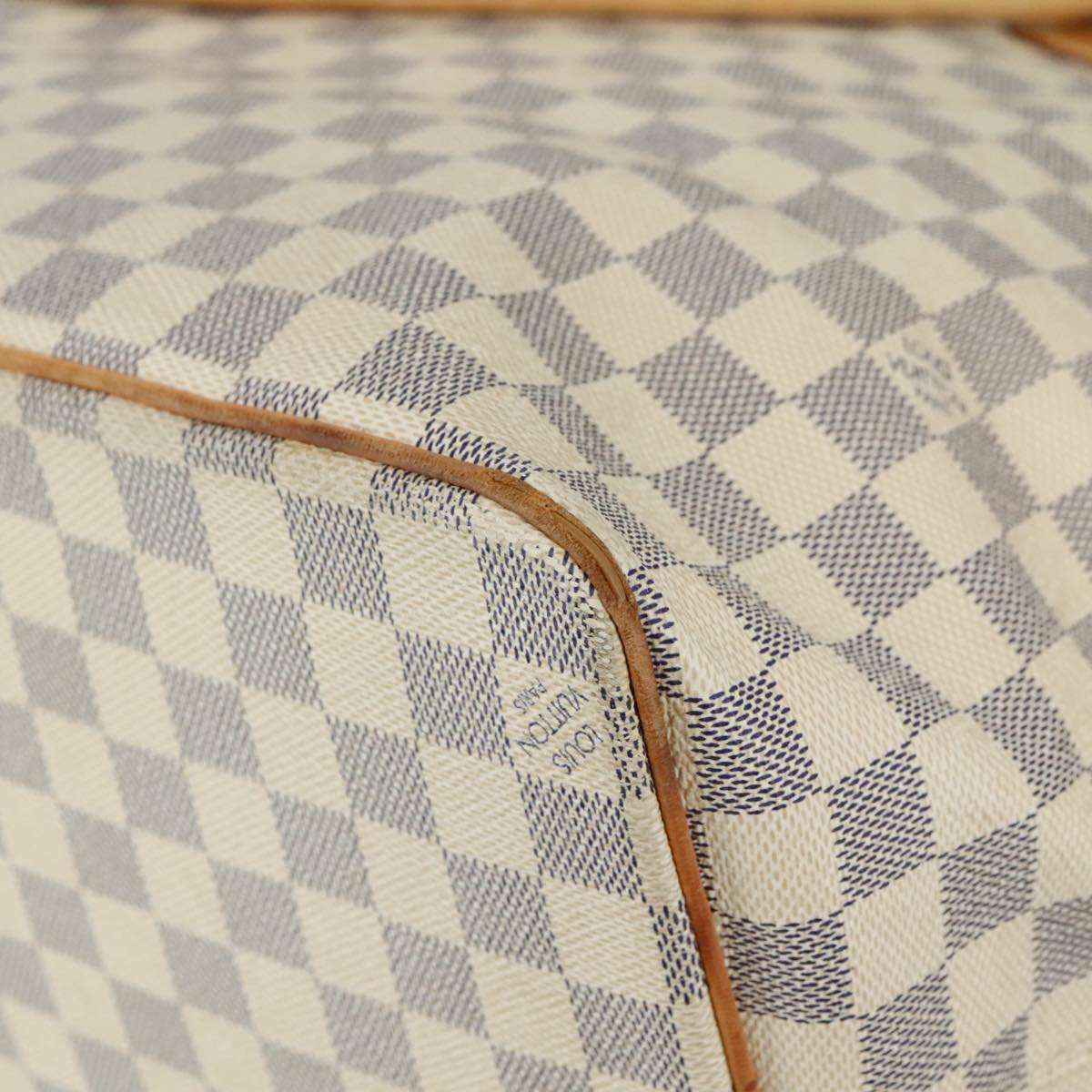 LOUIS VUITTON Damier Azur Saleya GM Tote Bag N51184 LV 107184