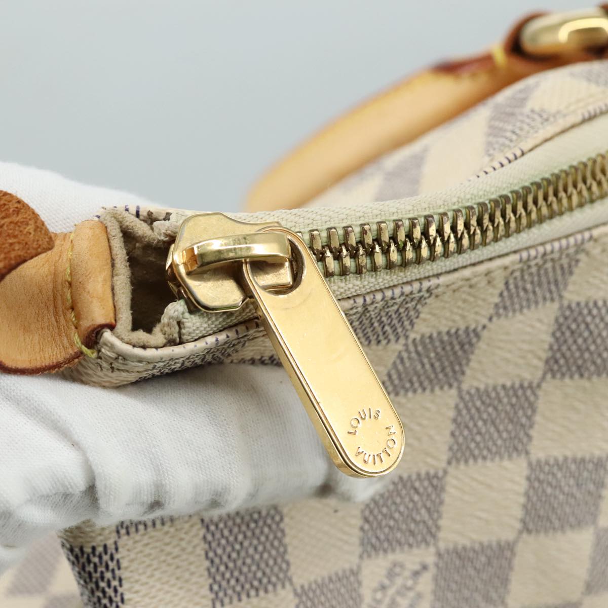 LOUIS VUITTON Damier Azur Saleya GM Tote Bag N51184 LV 107184