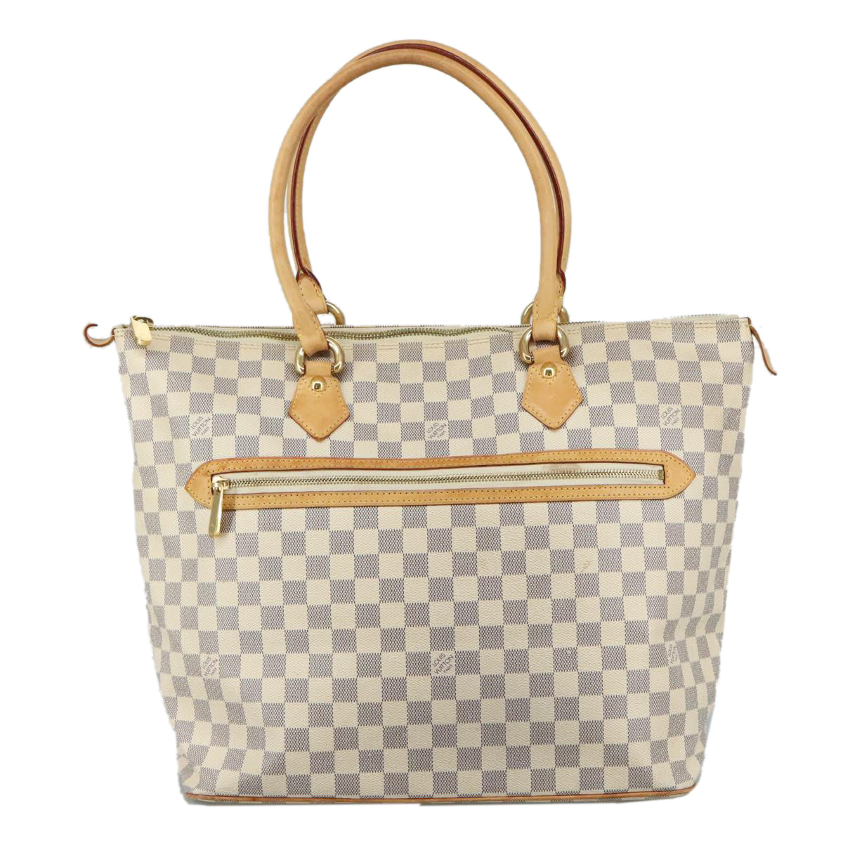 LOUIS VUITTON Damier Azur Saleya GM Tote Bag N51184 LV 107184