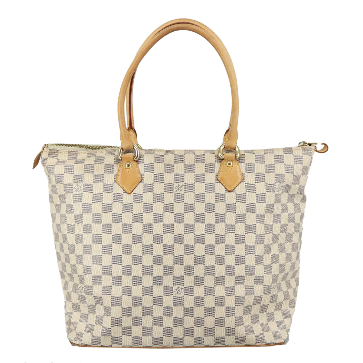 LOUIS VUITTON Damier Azur Saleya GM Tote Bag N51184 LV 107184