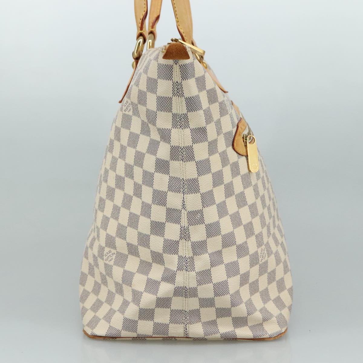 LOUIS VUITTON Damier Azur Saleya GM Tote Bag N51184 LV 107184