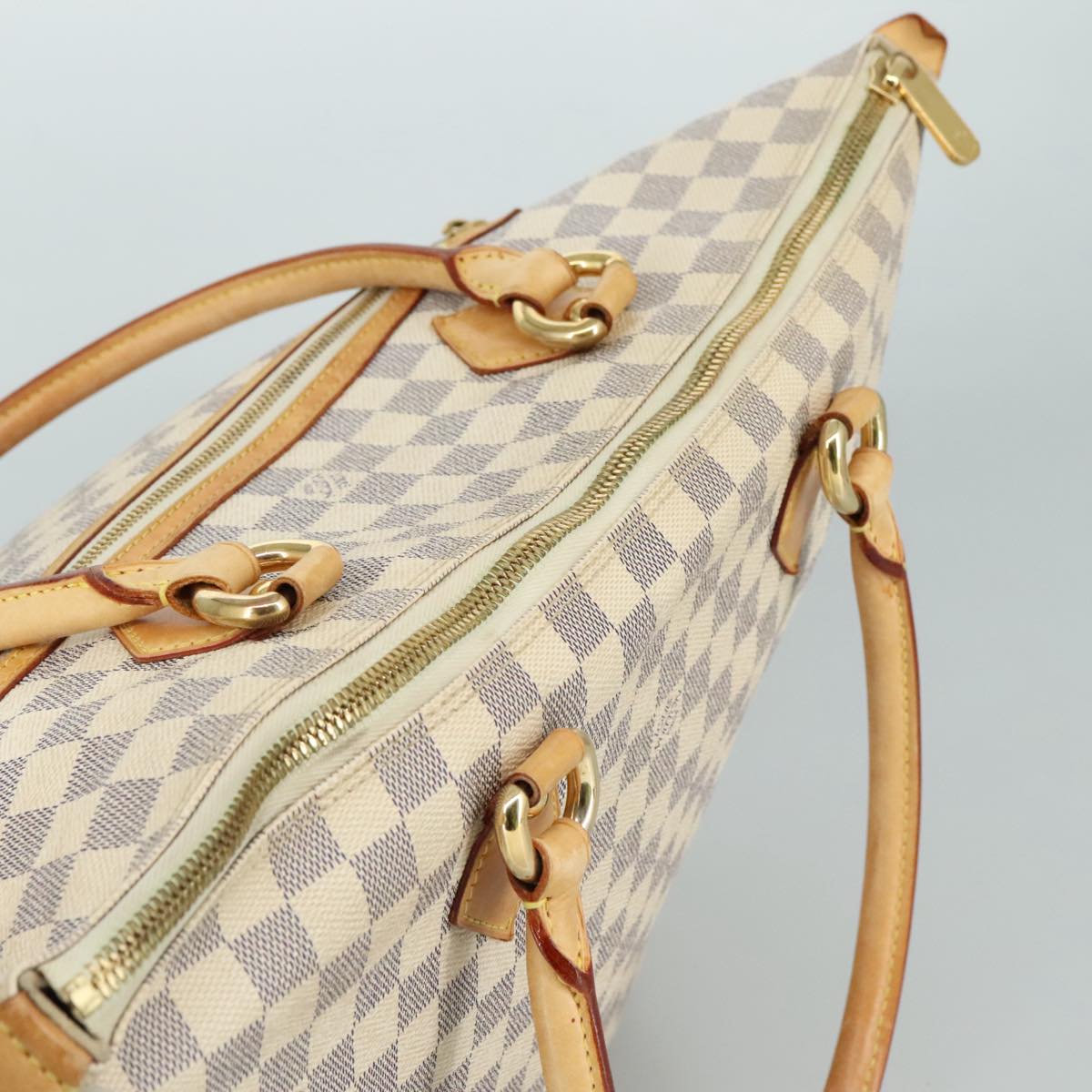 LOUIS VUITTON Damier Azur Saleya GM Tote Bag N51184 LV 107184