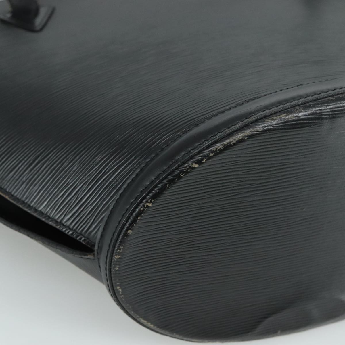 LOUIS VUITTON Epi Saint Jacques Shopping Shoulder Bag Black M52262 107194