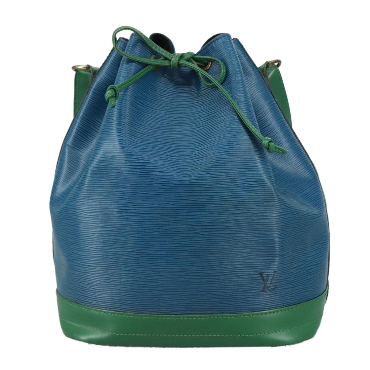 LOUIS VUITTON Epi Noe Shoulder Bag Bicolor Green Blue M44044 LV 107198