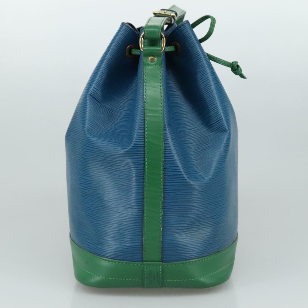 LOUIS VUITTON Epi Noe Shoulder Bag Bicolor Green Blue M44044 LV 107198