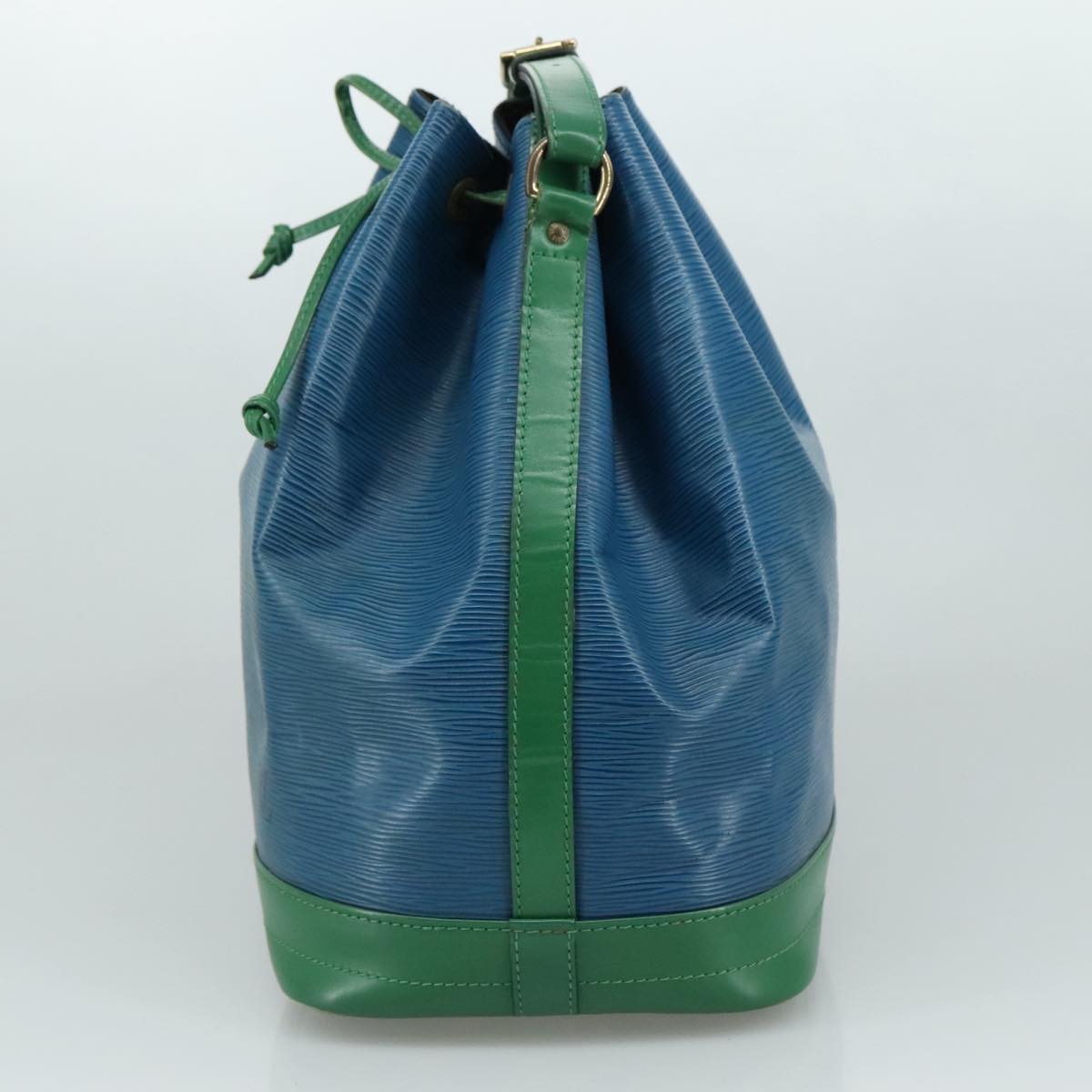 LOUIS VUITTON Epi Noe Shoulder Bag Bicolor Green Blue M44044 LV 107198