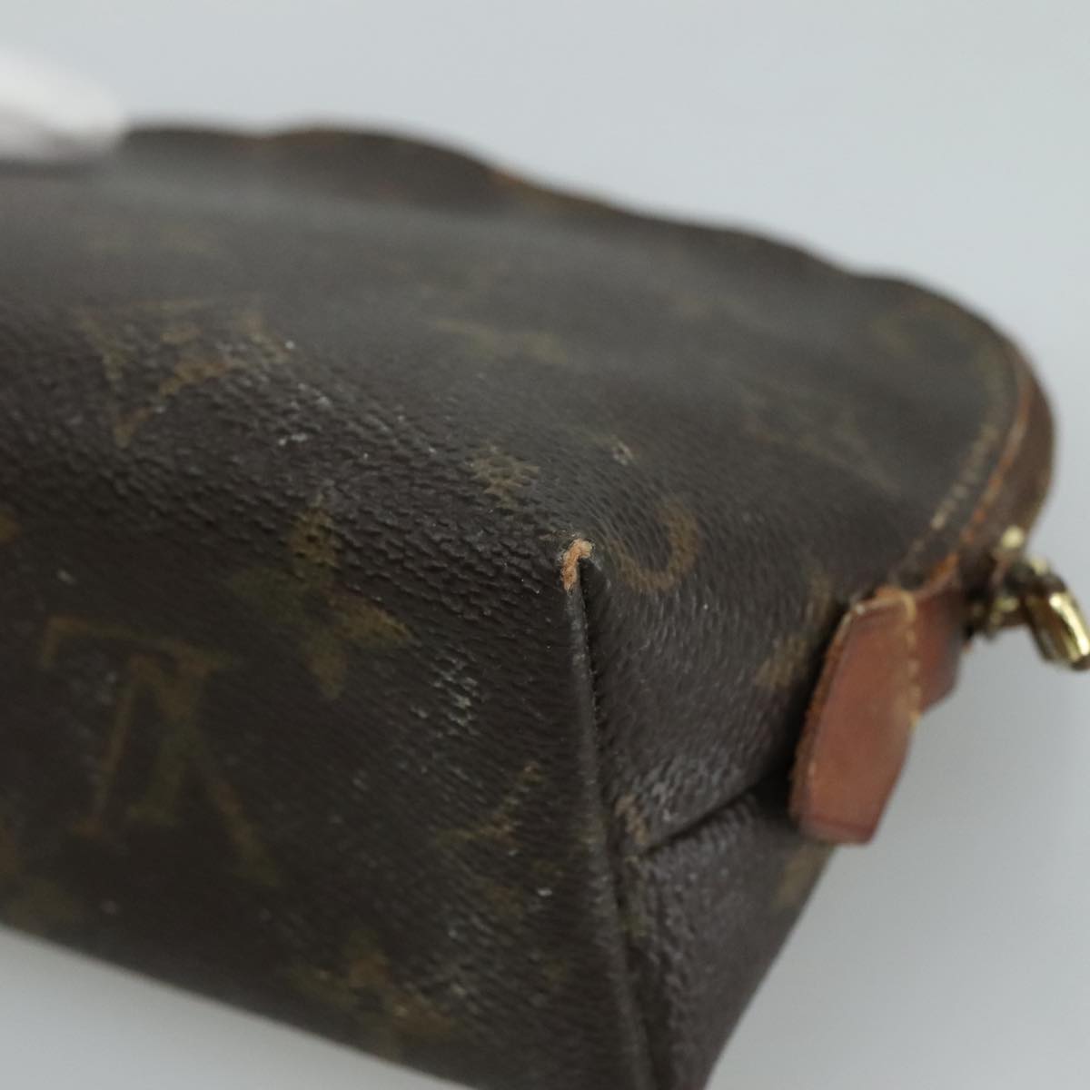 LOUIS VUITTON Monogram Pochette Cosmetic PM Cosmetic Pouch M47515 LV 107201