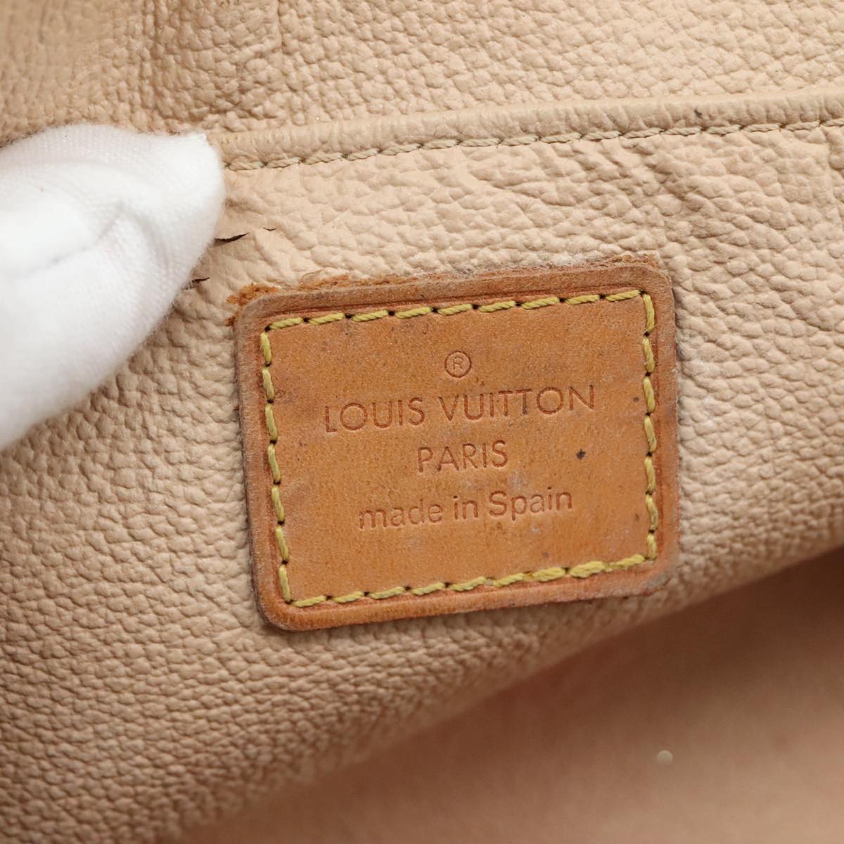 LOUIS VUITTON Monogram Pochette Cosmetic PM Cosmetic Pouch M47515 LV 107201