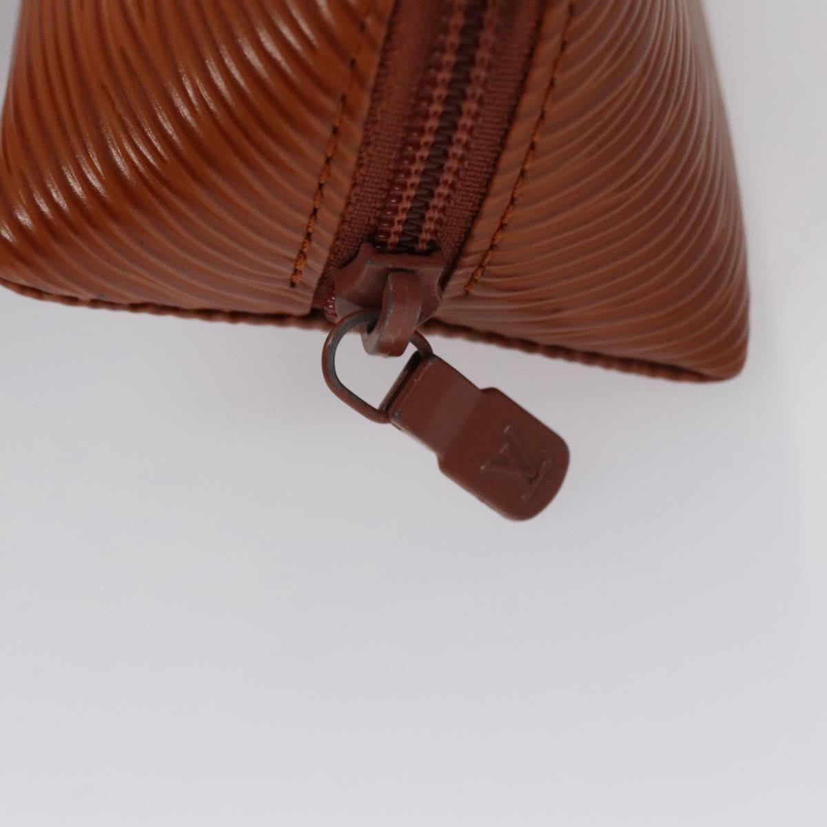 LOUIS VUITTON Epi Trousse Crayons Pen Case Brown M56548 LV 107285