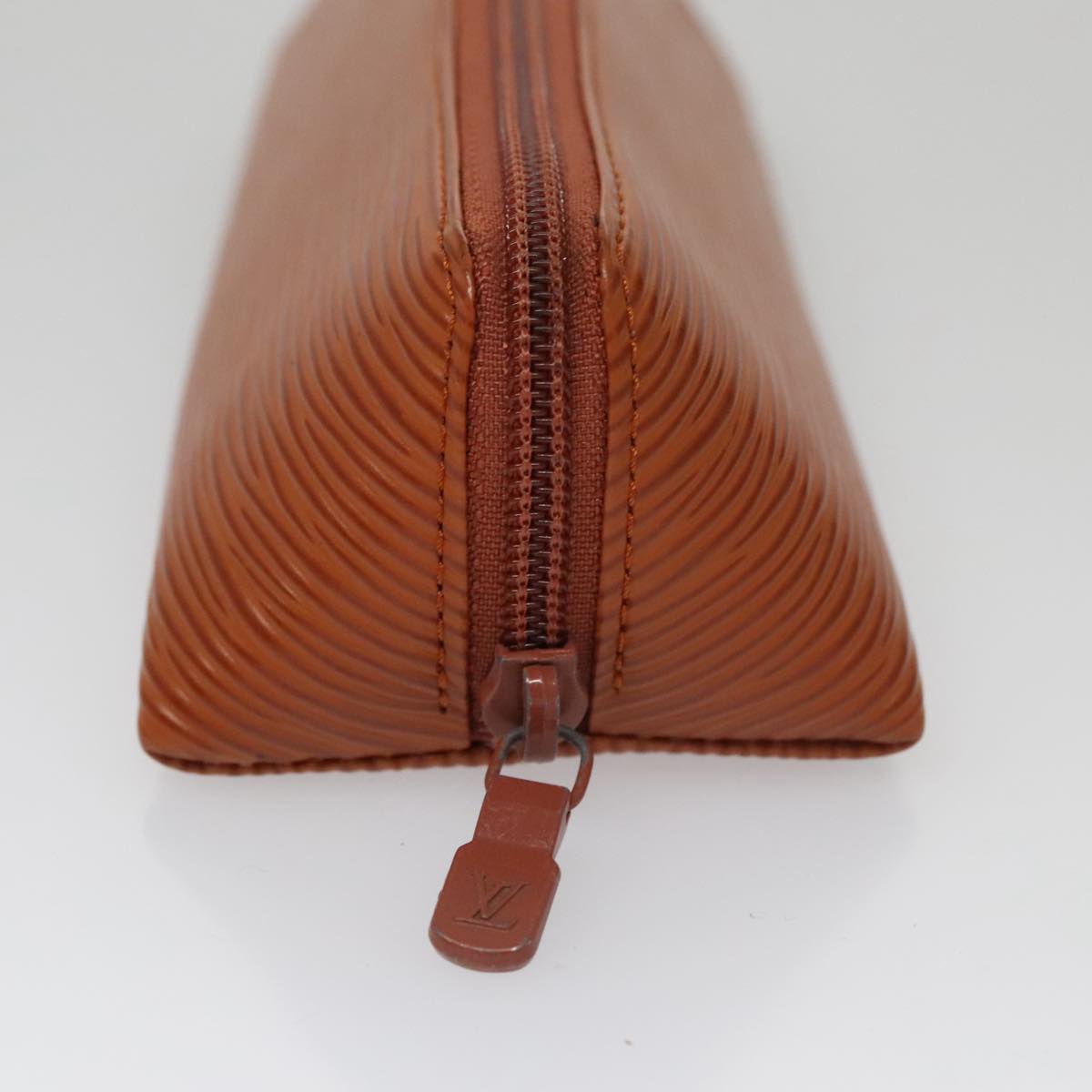 LOUIS VUITTON Epi Trousse Crayons Pen Case Brown M56548 LV 107285