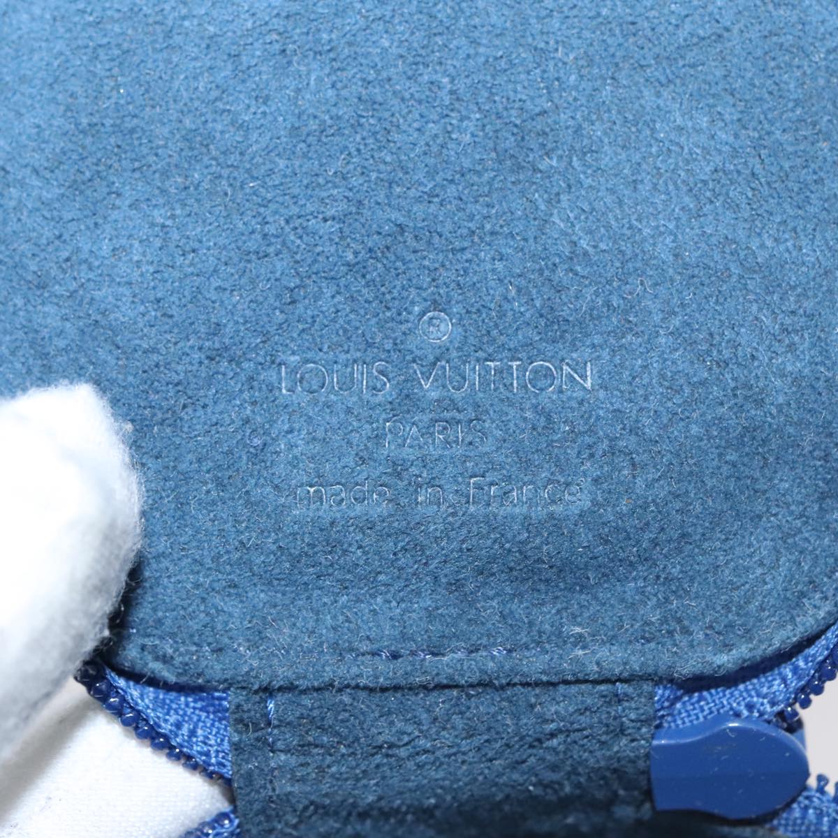 LOUIS VUITTON Epi Ecrin bijou 8 Jewelry Box Blue M48215 LV 107286