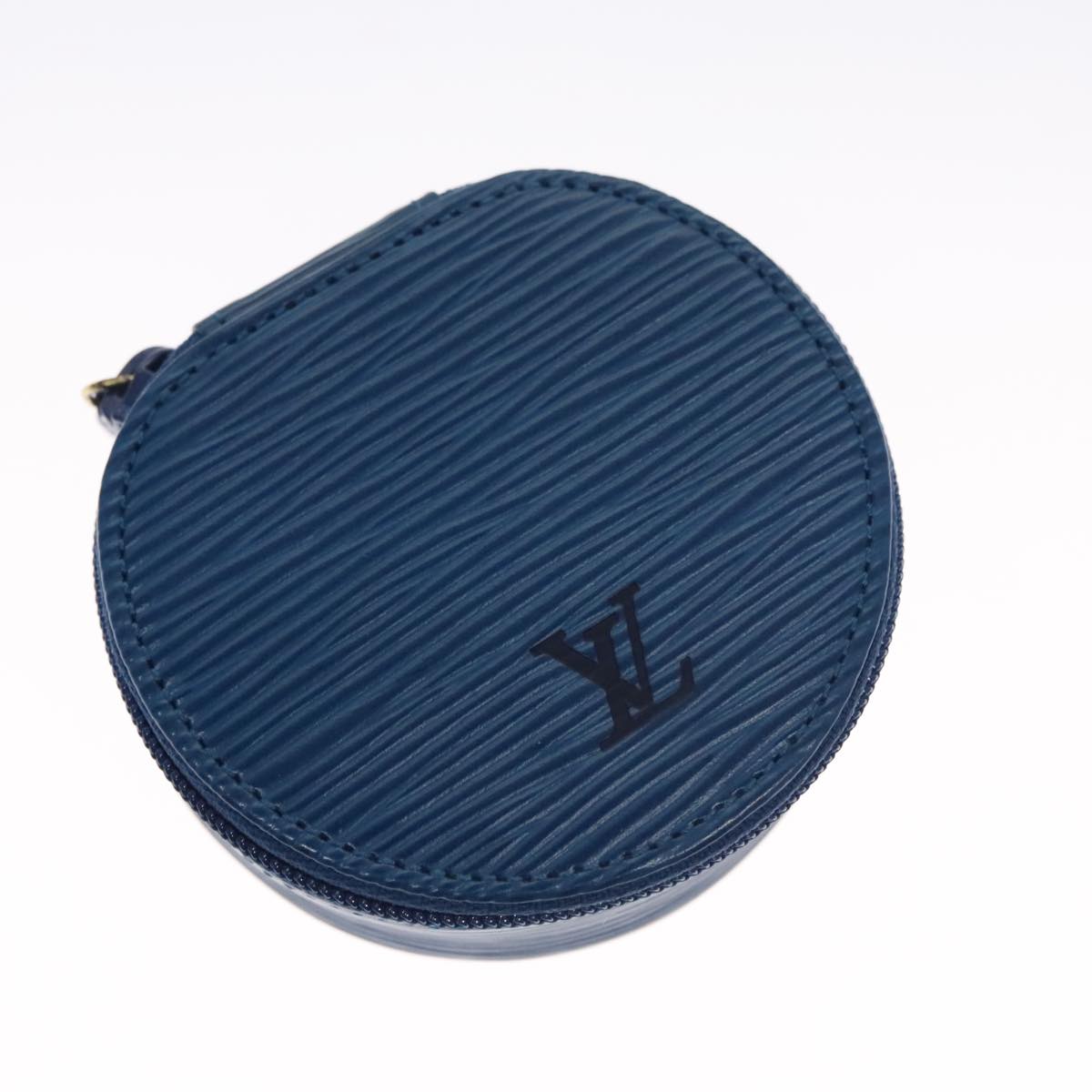 LOUIS VUITTON Epi Ecrin bijou 8 Jewelry Box Blue M48215 LV 107286