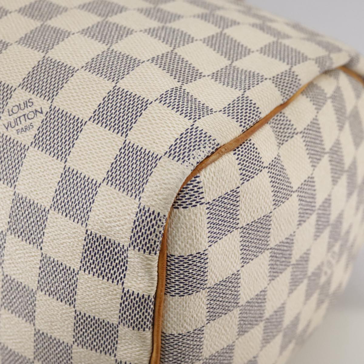 LOUIS VUITTON Damier Azur Speedy 30 Hand Bag N41533 LV 107336