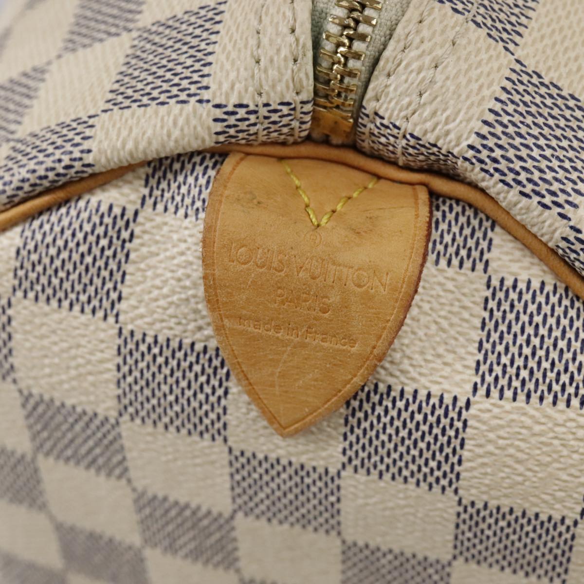 LOUIS VUITTON Damier Azur Speedy 30 Hand Bag N41533 LV 107336