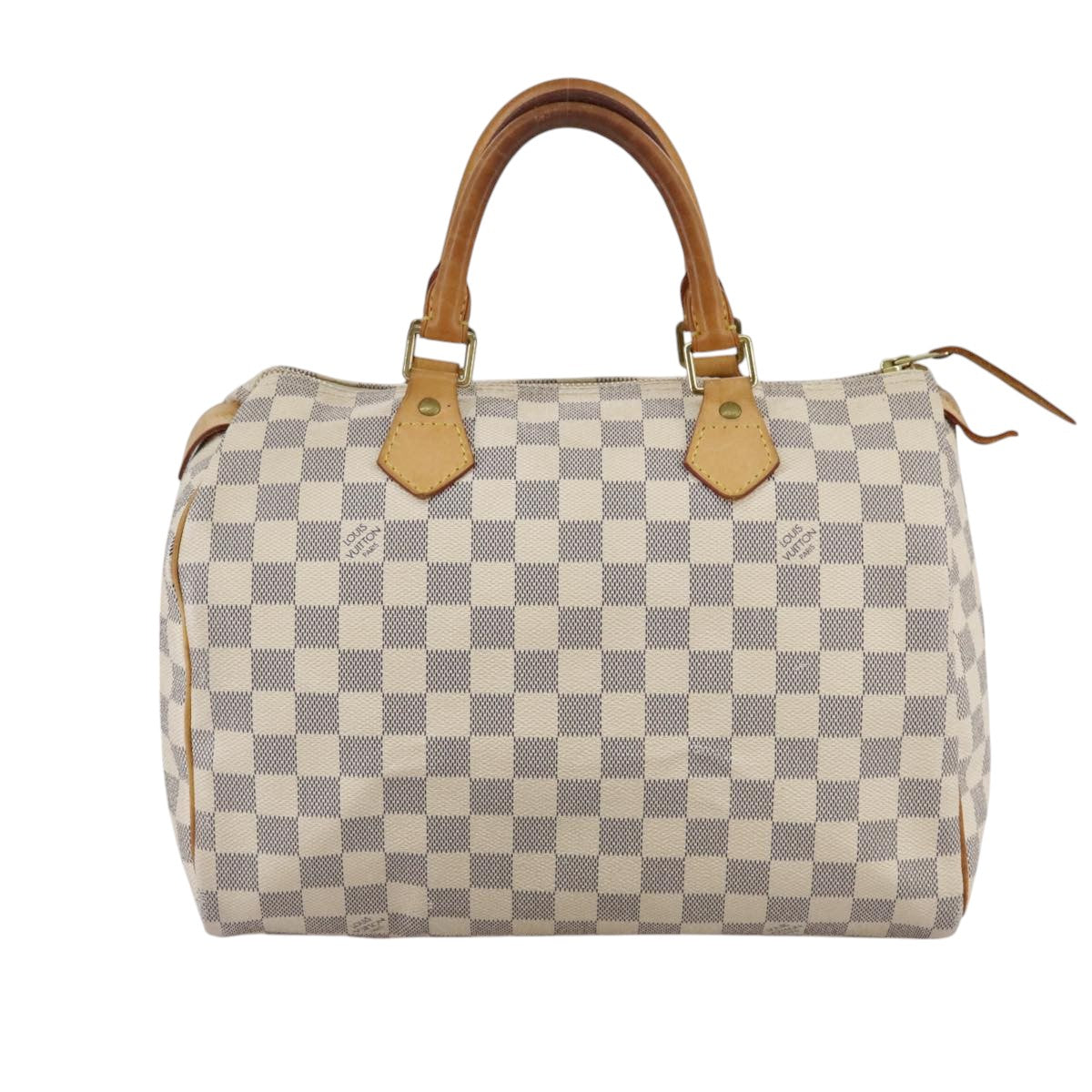 LOUIS VUITTON Damier Azur Speedy 30 Hand Bag N41533 LV 107336