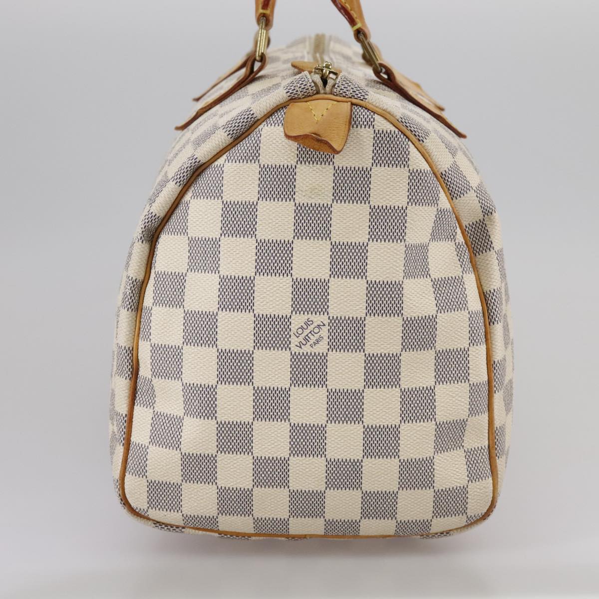 LOUIS VUITTON Damier Azur Speedy 30 Hand Bag N41533 LV 107336