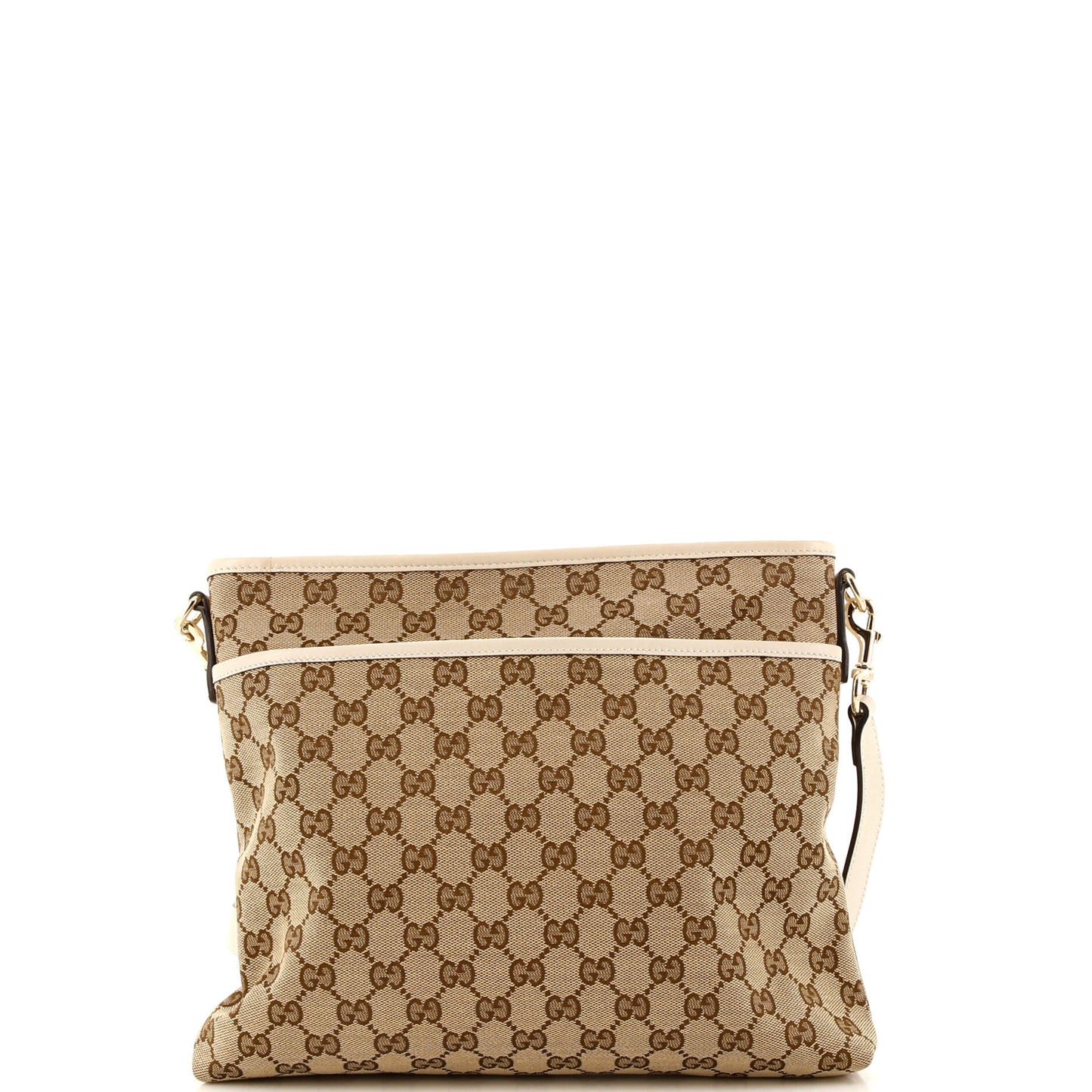 Flat Messenger Bag GG Canvas Medium