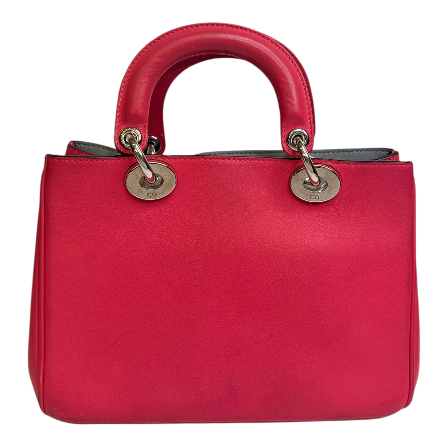 Christian Dior Fuchsia Leather Mini Diorissimo Tote