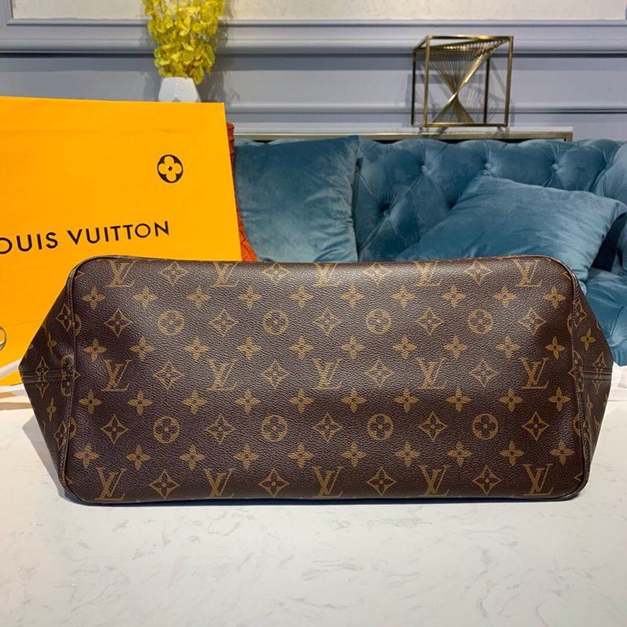 LV Neverfull GM Tote Bag Monogram Canvas Rose Ballerine Pink For Women, WomenÃ¢â‚¬â„¢s Handbags, Shoulder Bags 15.7in/39cm LV