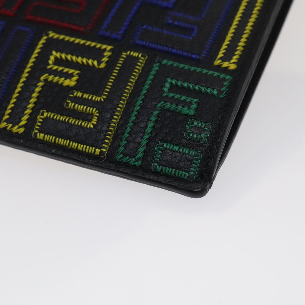 FENDI Zucca Canvas Smartphone holder Pouch Leather Multicolor 7AS120 108838