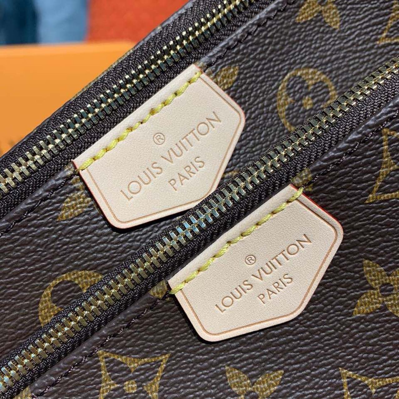 LV Multi Pochette AcGLAMIssoires Monogram Canvas Blue For Women,  Shoulder And Crossbody Bags 9.4in/24cm LV