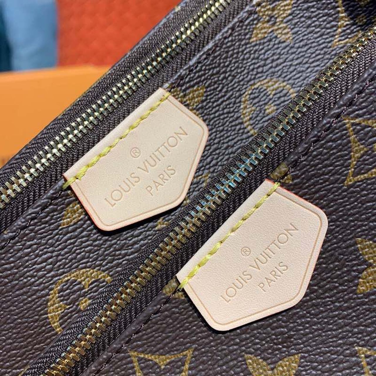 LV Multi Pochette AcGLAMIssoires Monogram Canvas Khaki For Women, WomenÃ¢â‚¬â„¢s Handbags, Shoulder And Crossbody Bags 9.4in/24cm LV M44813
