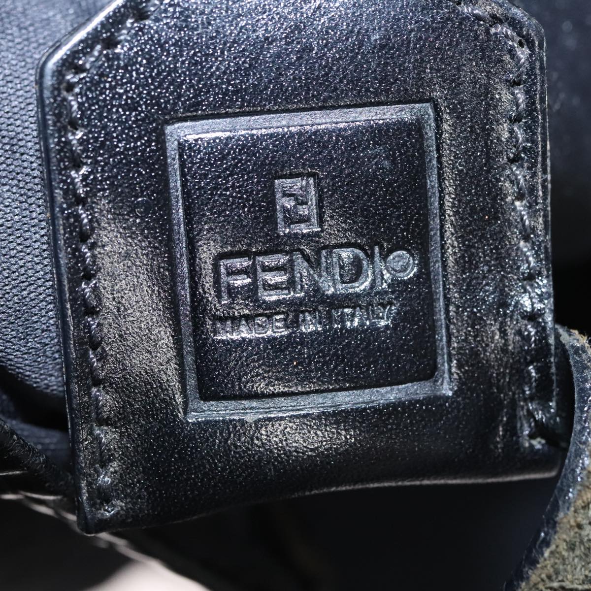 FENDI Zucca Canvas Tote Bag Black 109897