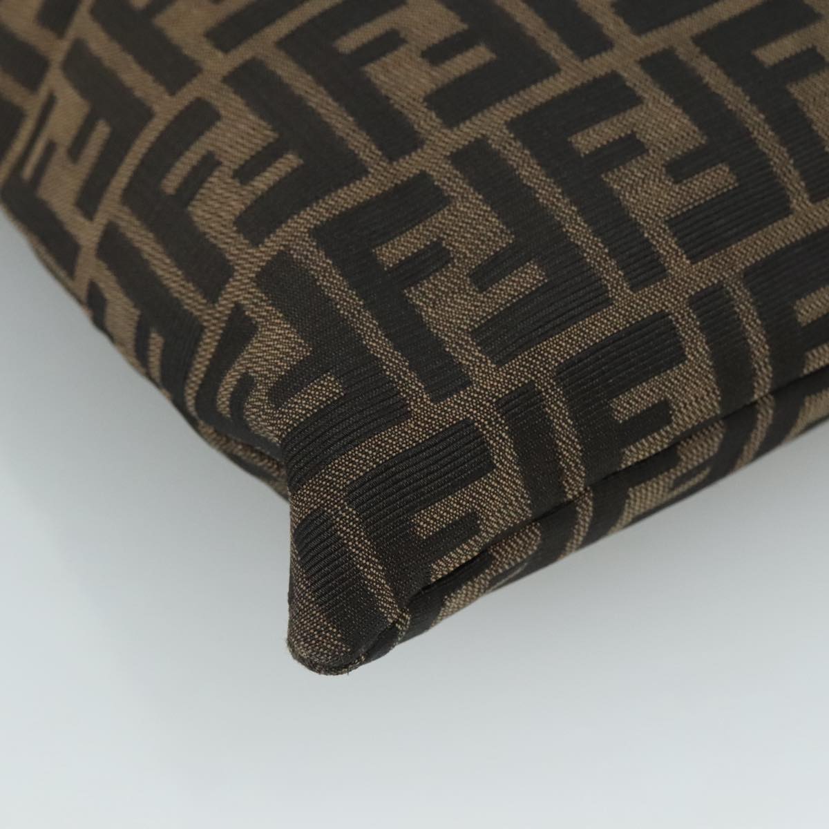 FENDI Zucca Canvas Tote Bag Brown Black 109930