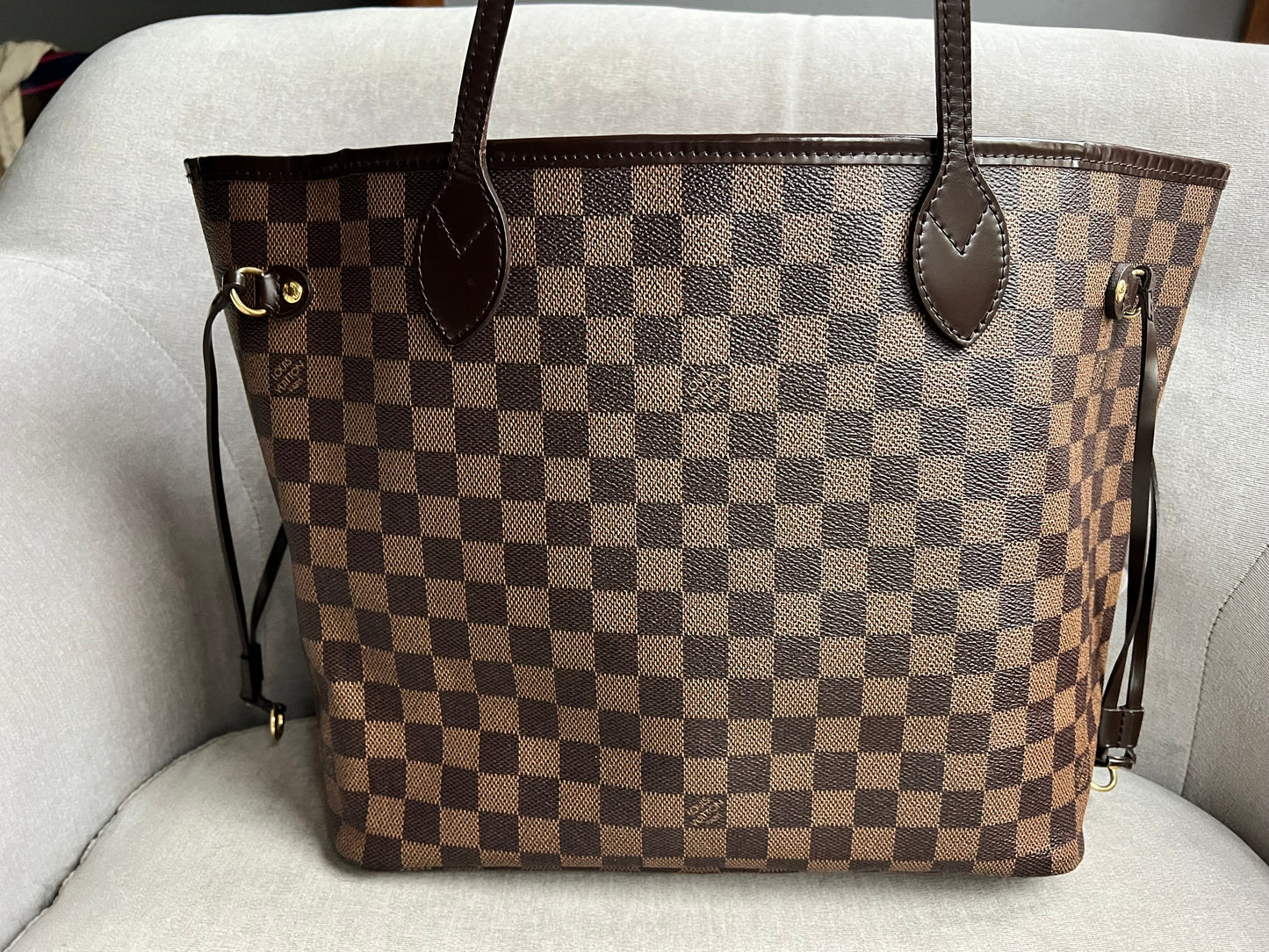 Louis Vuitton Neverfull MM Damier Ebene Cherry Interior (RRP £1410)