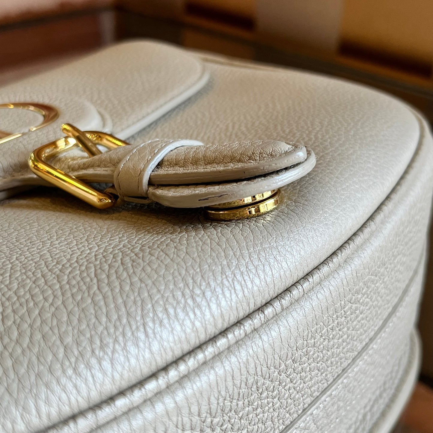 DIOR Bobby Large Grained Calfskin Shoulder Bag
