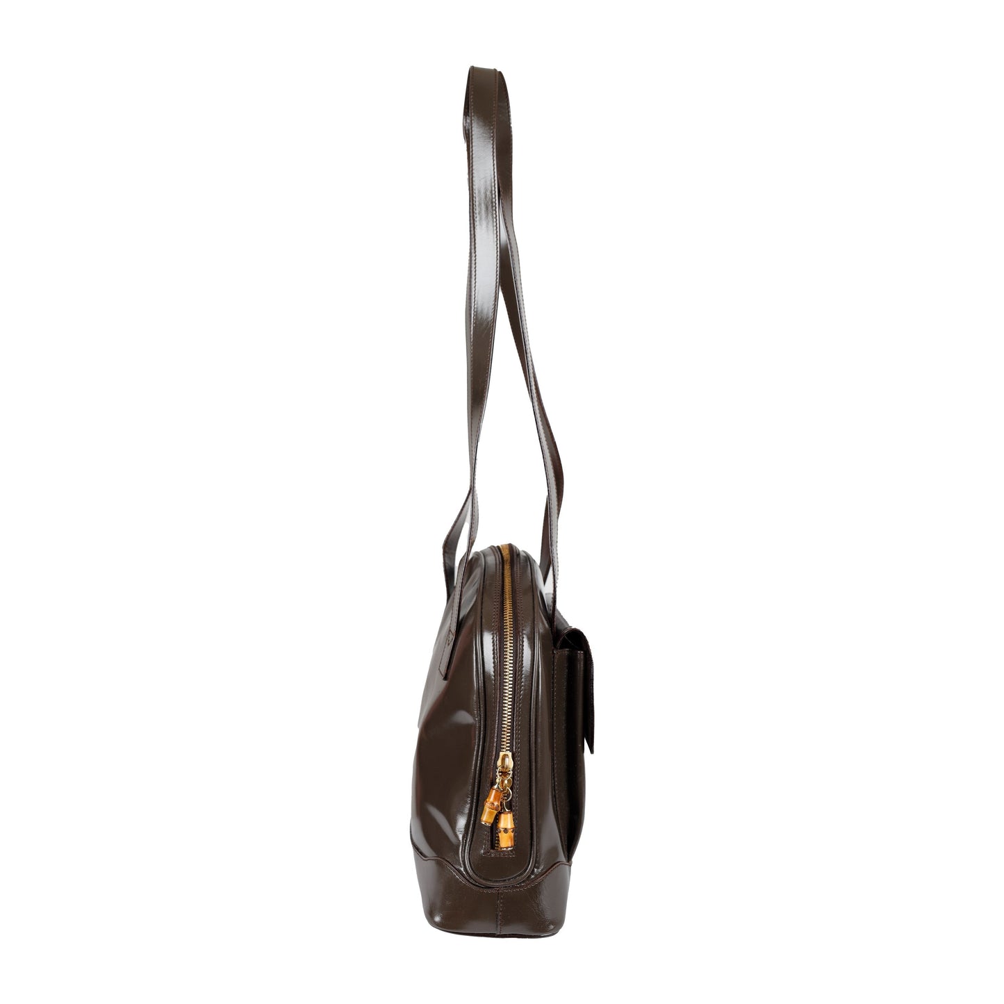 GLM--  Patent Leather Shoulder Bag - '00s